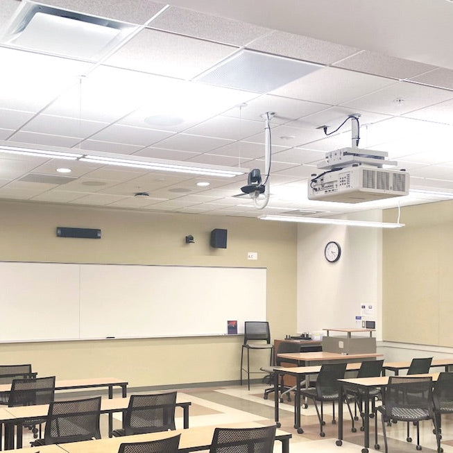 Shure MXA910 en Aulas híbridas Atelsa