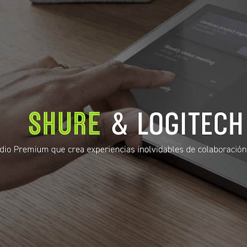 Shure y Logitech se unen en audio para videoconferencias Atelsa