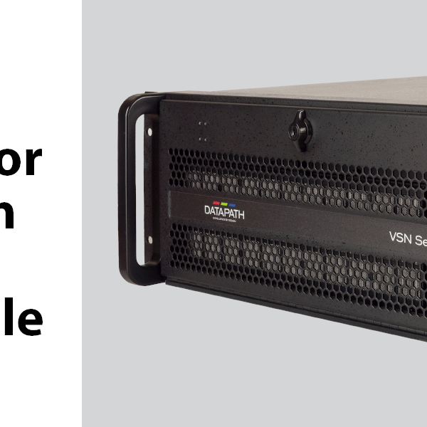 CPU Xeon de Intel en su procesador de pared de video VSN V3