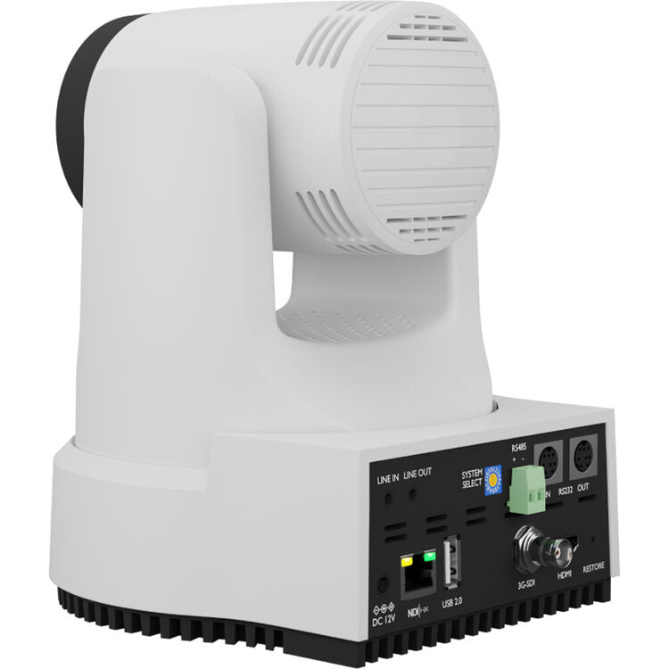 Cámara PTZ PTZOptics Move 4K SDI/HDMI/USB/IP con zoom óptico de 20x (blanca)