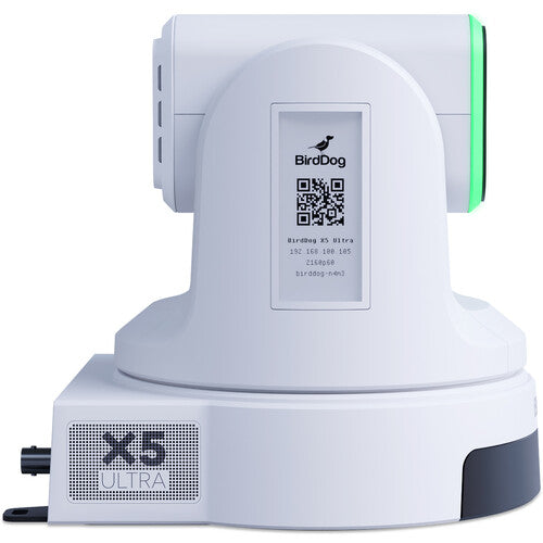 Cámara PTZ BirdDog X5 Ultra con zoom óptico de 20x (blanca)