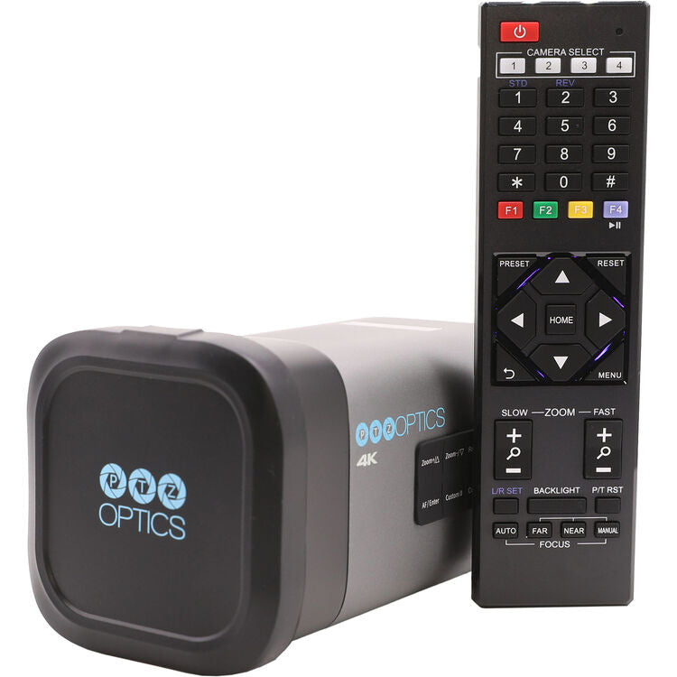 Cámara PTZOptics Studio 4K con zoom óptico de 20x (gris)