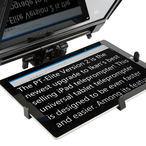 Teleprompter universal para tableta grande ikan Elite Pro con control remoto Ikan