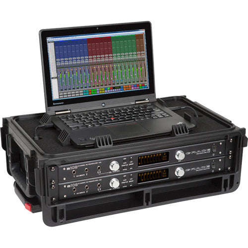 Case SKB combinado para computadora portátil  de 2 RU SKB