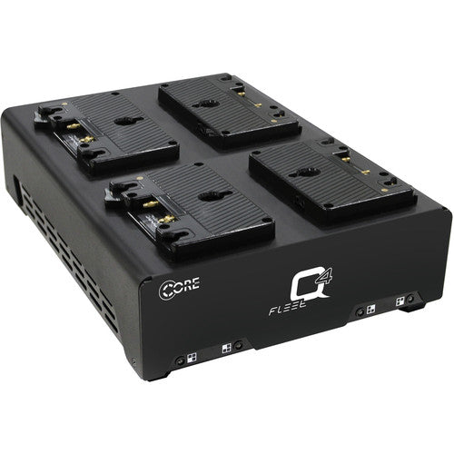 Cargador Core SWX Fleet Q Gold Mount de cuatro posiciones Core