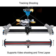 Deslizador de cámara motorizado de aleación de aluminio para video profesional GVM (48") Atelsa