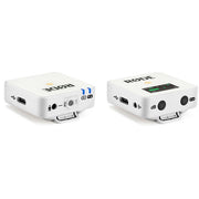 Sistema de micrófono inalámbrico digital compacto Rode Wireless GO (2,4 GHz, blanco) Atelsa