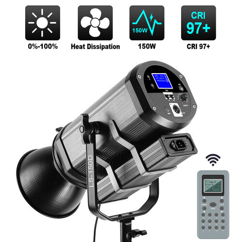 GVM LS-150D Luz de video LED de luz diurna GVM