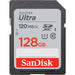 Tarjeta de memoria SanDisk Ultra UHS-I SDXC de 128 GB Atelsa