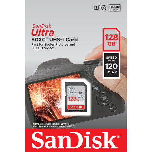 Tarjeta de memoria SanDisk Ultra UHS-I SDXC de 128 GB Atelsa