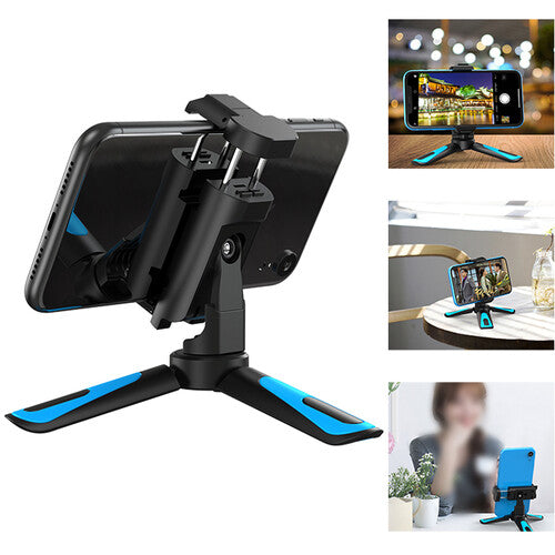 Apexel Mini trípode/empuñadura con soporte para teléfono inteligente Atelsa