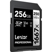 Tarjeta de memoria profesional 1667x UHS-II SDXC de 256 GB Atelsa