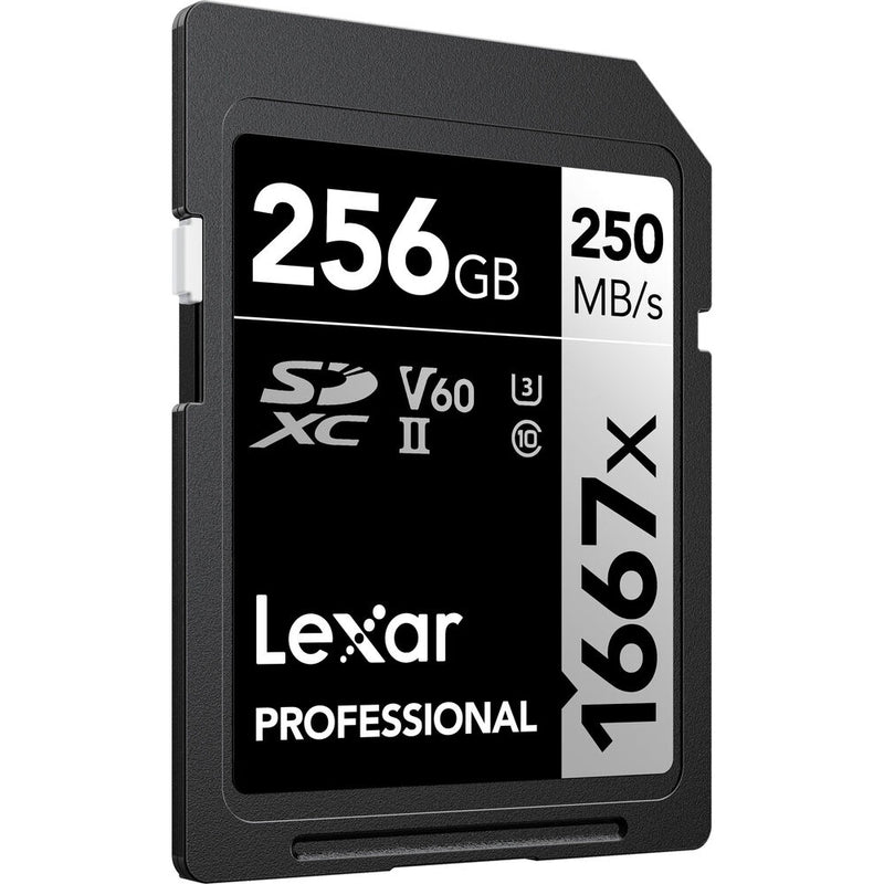 Tarjeta de memoria profesional 1667x UHS-II SDXC de 256 GB Atelsa