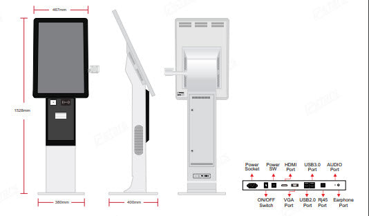 Pantalla de Windows todo en uno de 32" RCSTARS