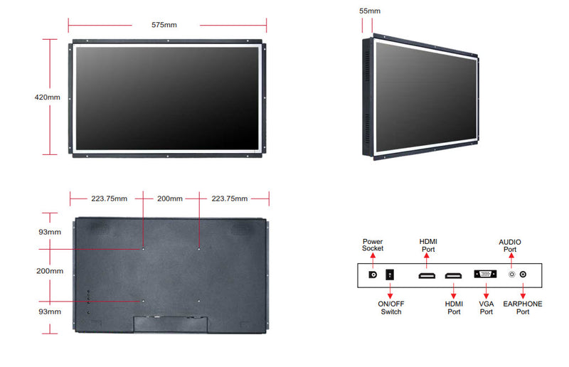 27" LCD Monitor RCSTARS