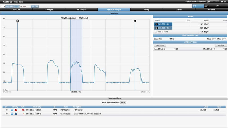 RCS 100 ISDB-T/Tb Atelsa