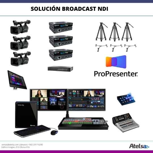 SI-BRONDI01- Solución Broadcast NDI Atelsa