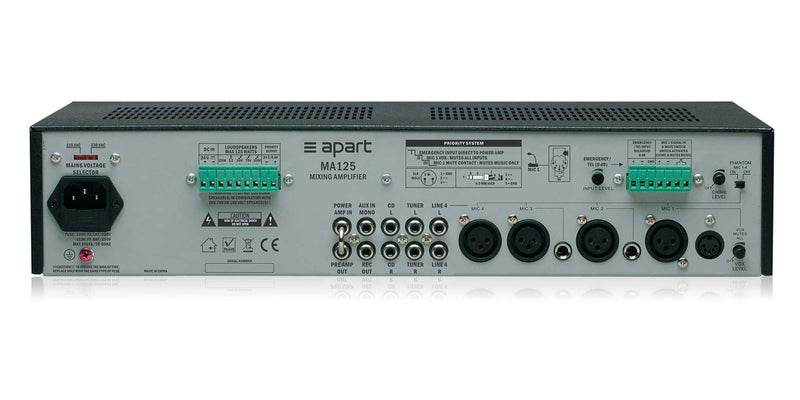 Amplificador mezclador MA125 Apart