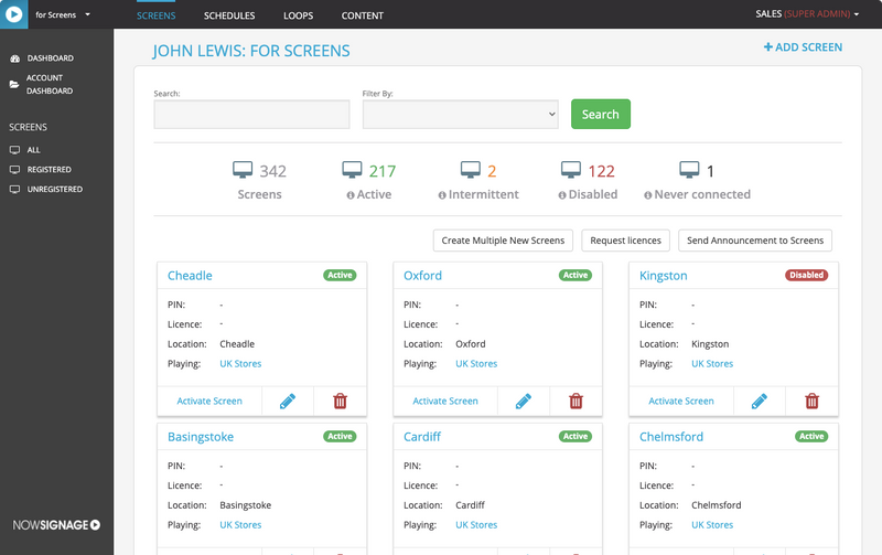 Nowsignage Software de señalización digital para cualquier pantalla en cualquier lugar Nowsignage