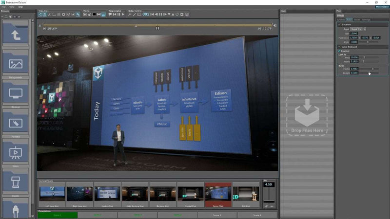 Edison PRO HDMI and IP + Unreal Engine Background Brainstorm